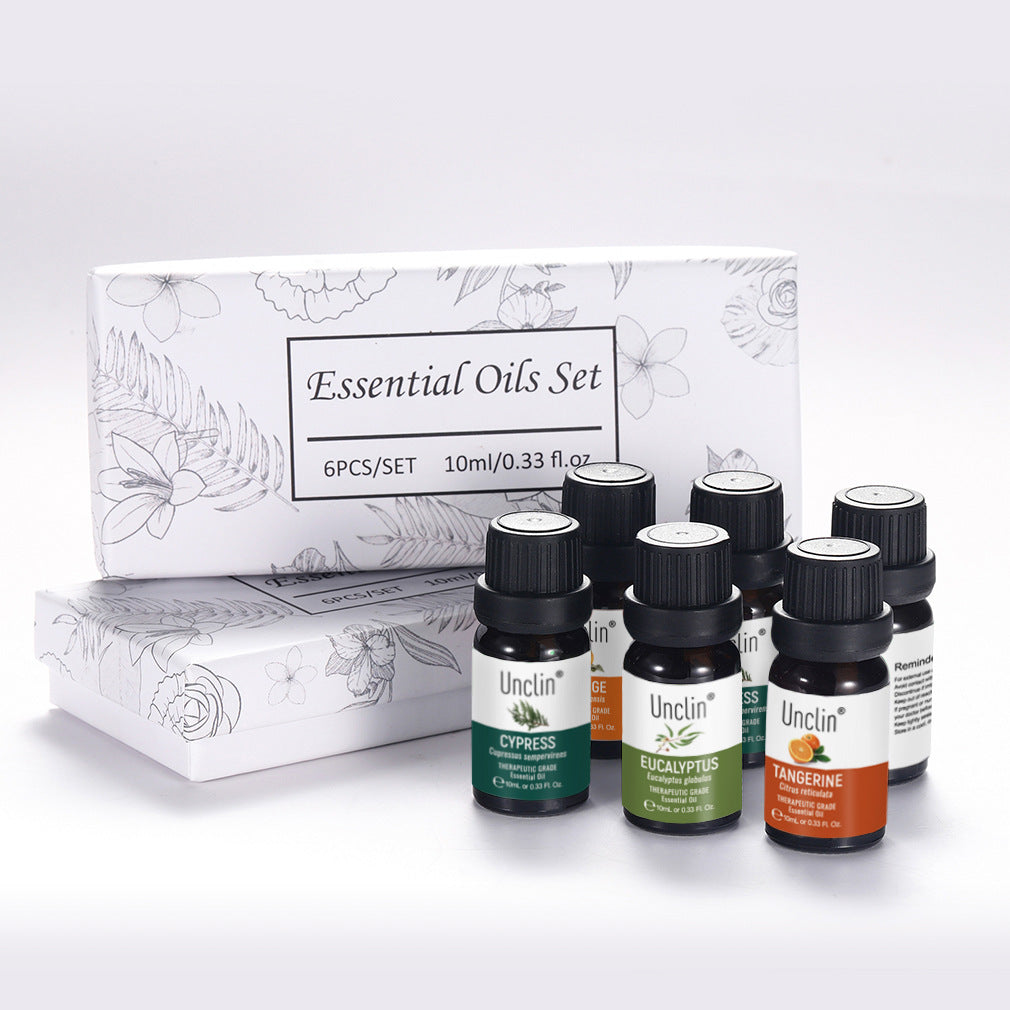 10ML Six-Piece Box Aromatherapy Essential Oil