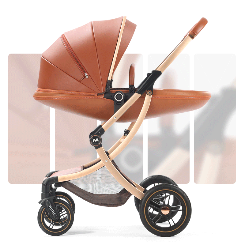 New Luxury Baby Stroller Carriage With Car Seat 