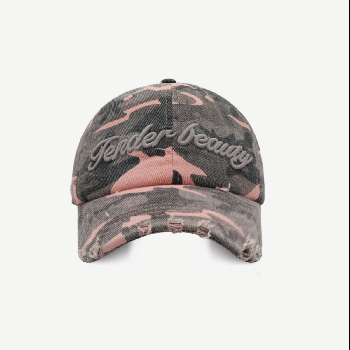 Letter Graphic Camouflage Cotton Hat - Babbazon New Products