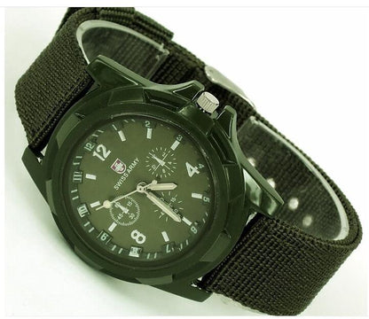 Cloth Belt Weaving Belt Military Watch Sea and Land Air Force Movement Quartz Military Watch