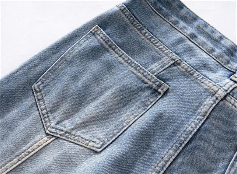 Mild Washed White Vintage Men's Jeans