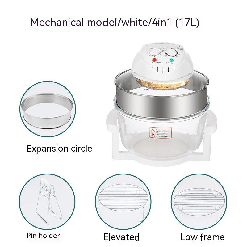 Glass Visual Air Fryer Convection Oven 