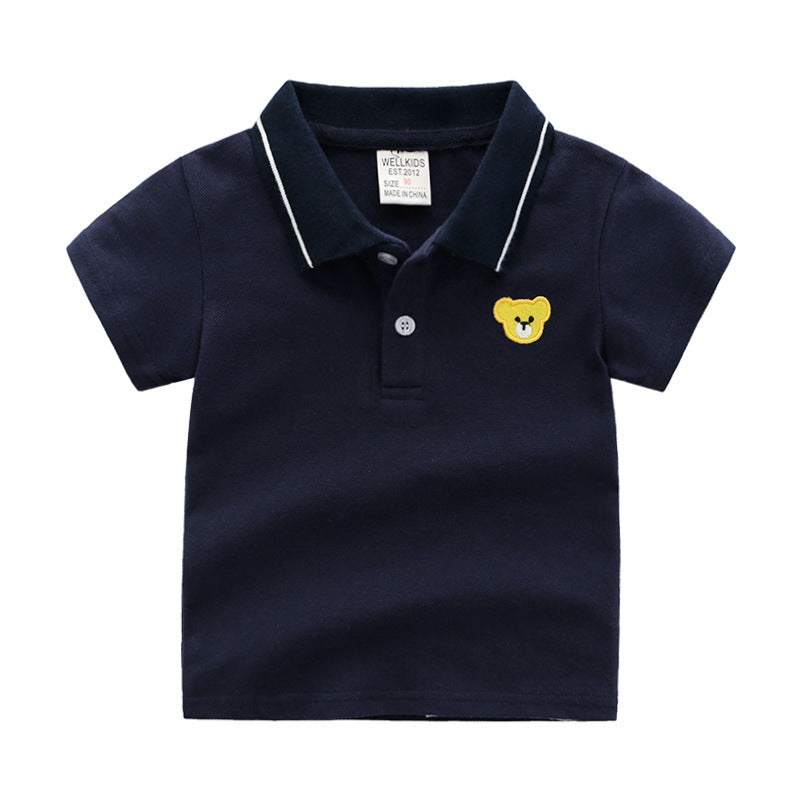 Cartoon Children's Shirt Short Sleeve POLO Shirt