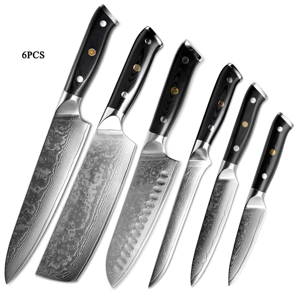 Japanese Damascus steel knife kitchen knife fruit knife 