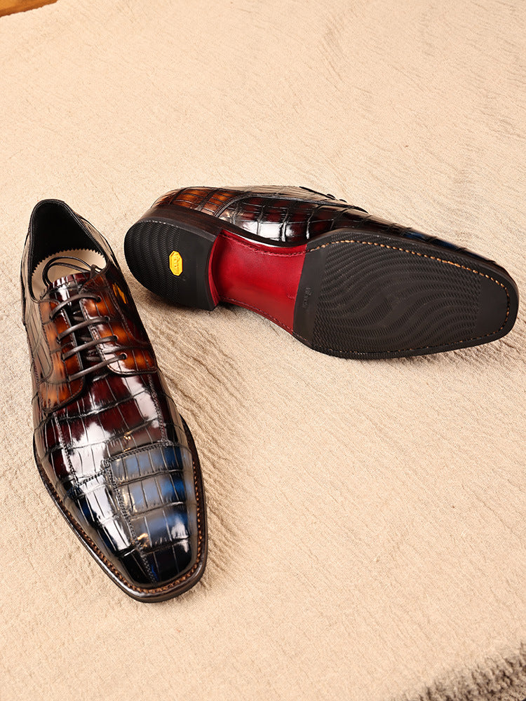 Polished Business Men's Genuine Leather Shoes 