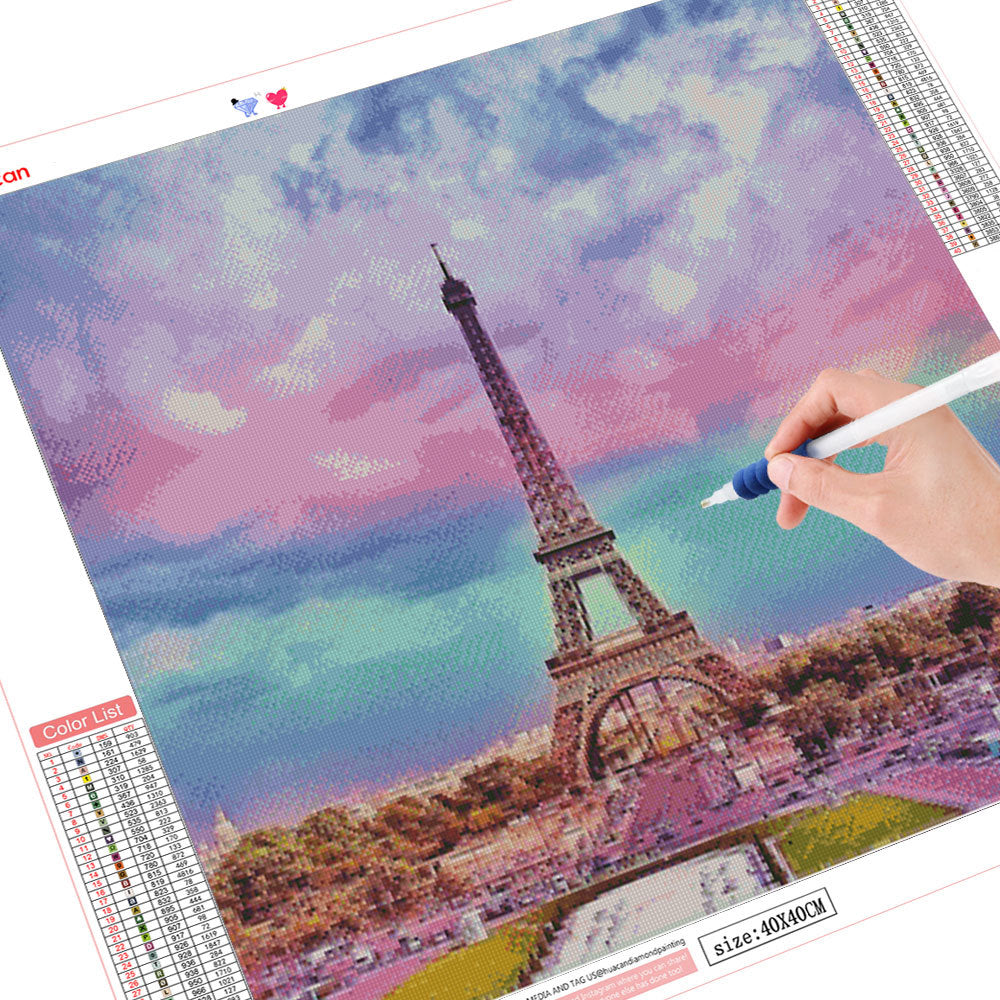 Diamond Painting Tower Landscape Mosaic DIY Cross Stitch