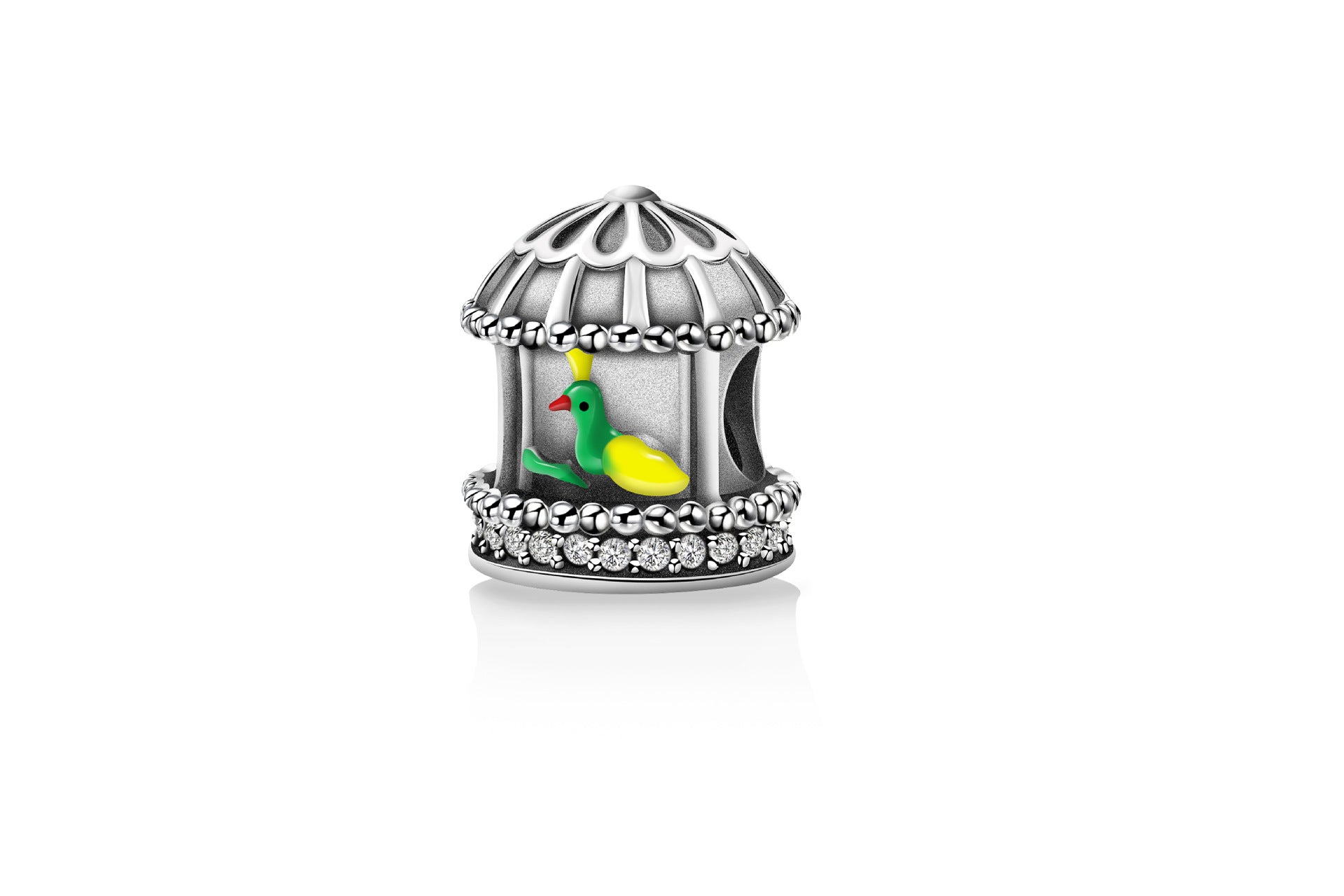 One Piece 925 Sterling Silver Bead Charm 