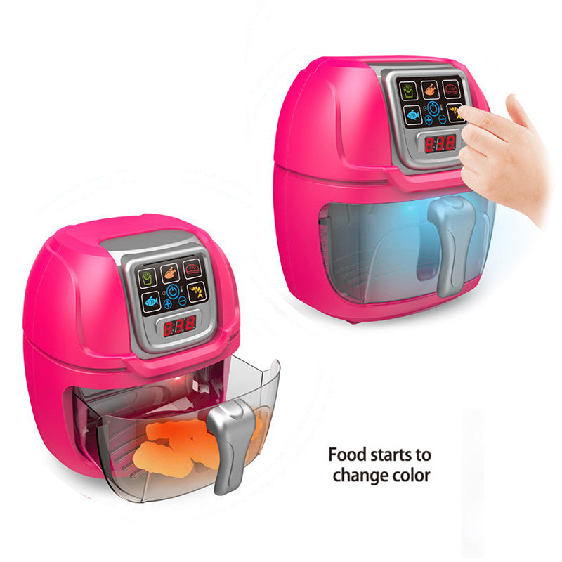 New Children Play House Kitchen Simulation Toy Air Fryer 