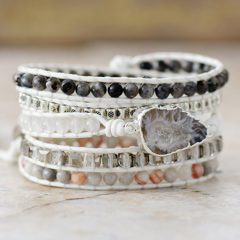 Natural Stone Layered Bracelet 