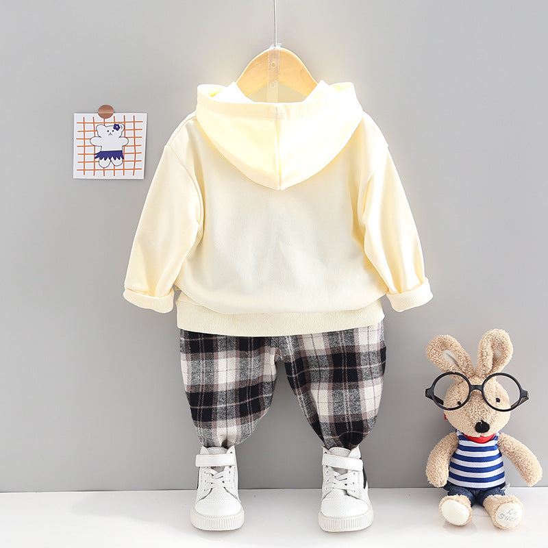 Autumn Clothes Children's Hooded Sweater