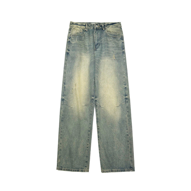 Jeans Men's Loose Straight Mop Pants