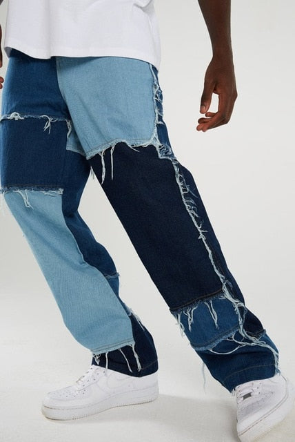 Men's hip hop casual jeans