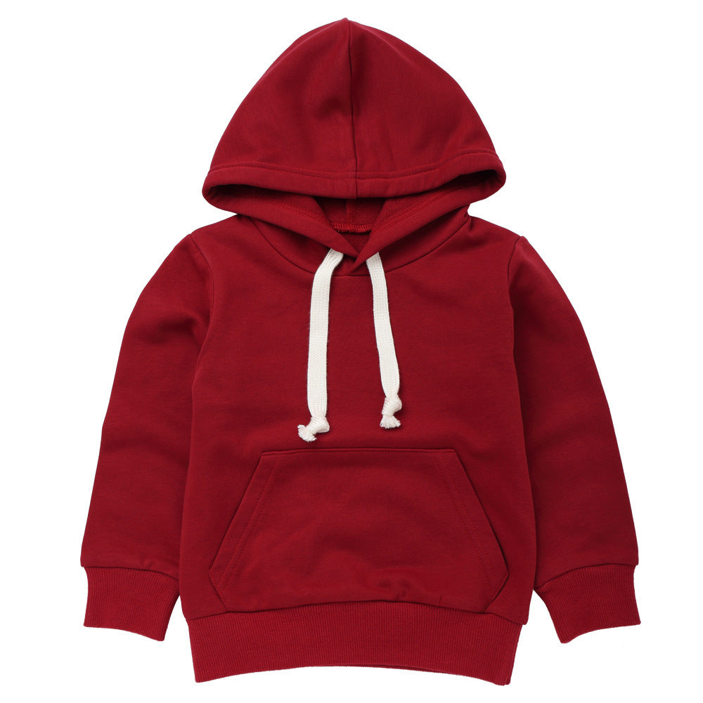 Long-sleeved hooded children's sweater