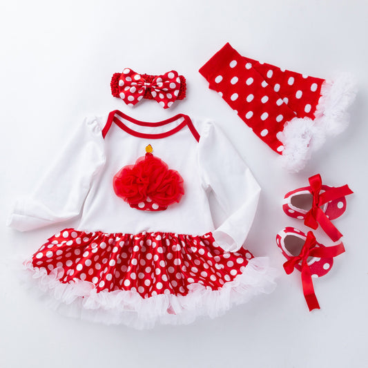 European and American baby holiday suit