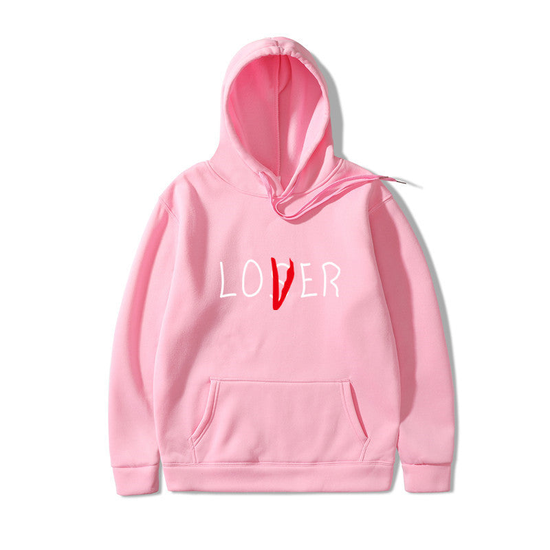 Printed Hooded Sweater men's and women's hoodies