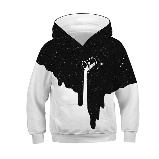 Digital Printing Children's Hooded Long-Sleeved Sweater