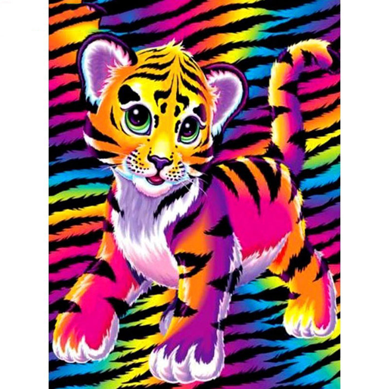 Cartoon Tiger Square Diamond Painting