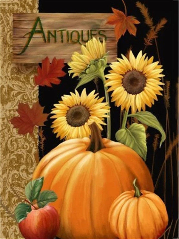 Pumpkin Pattern Diamond Painting 5d Embroidery