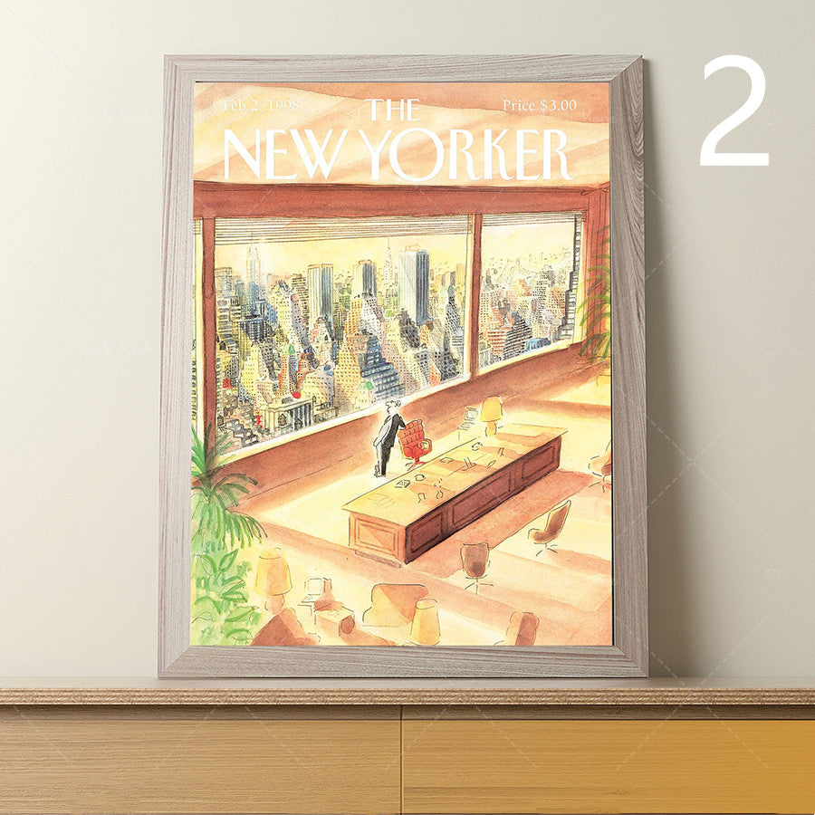 Hot Dog New York Magazine Cover Print Canvas Painting