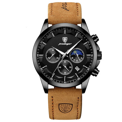 Waterproof Men's Quartz Watch Multifunctional