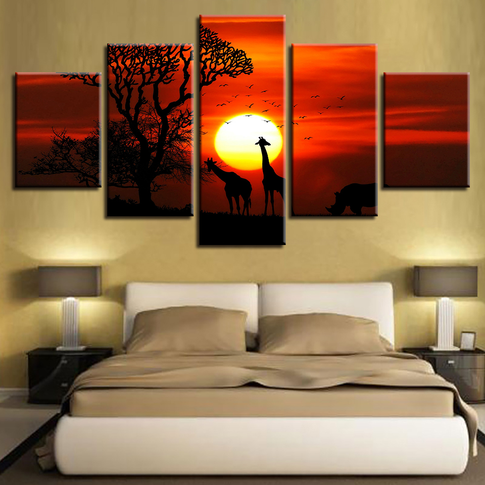 A Variety Of Custom Horse Photography Landscape Silhouette Decorative Paintings