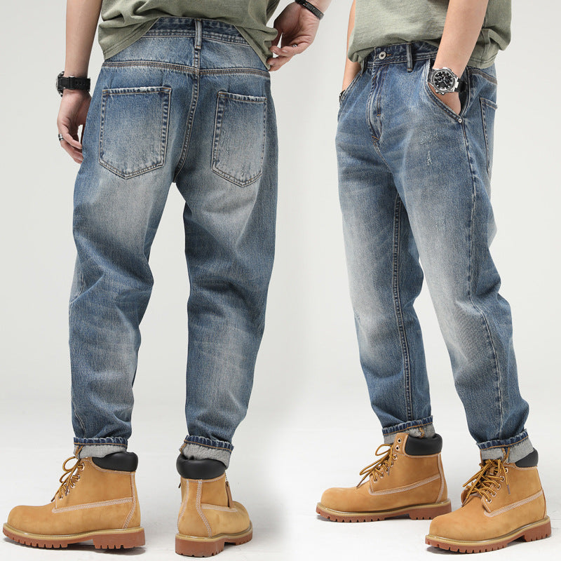 American Jeans Men's Summer Retro Do Old Fashion Brand