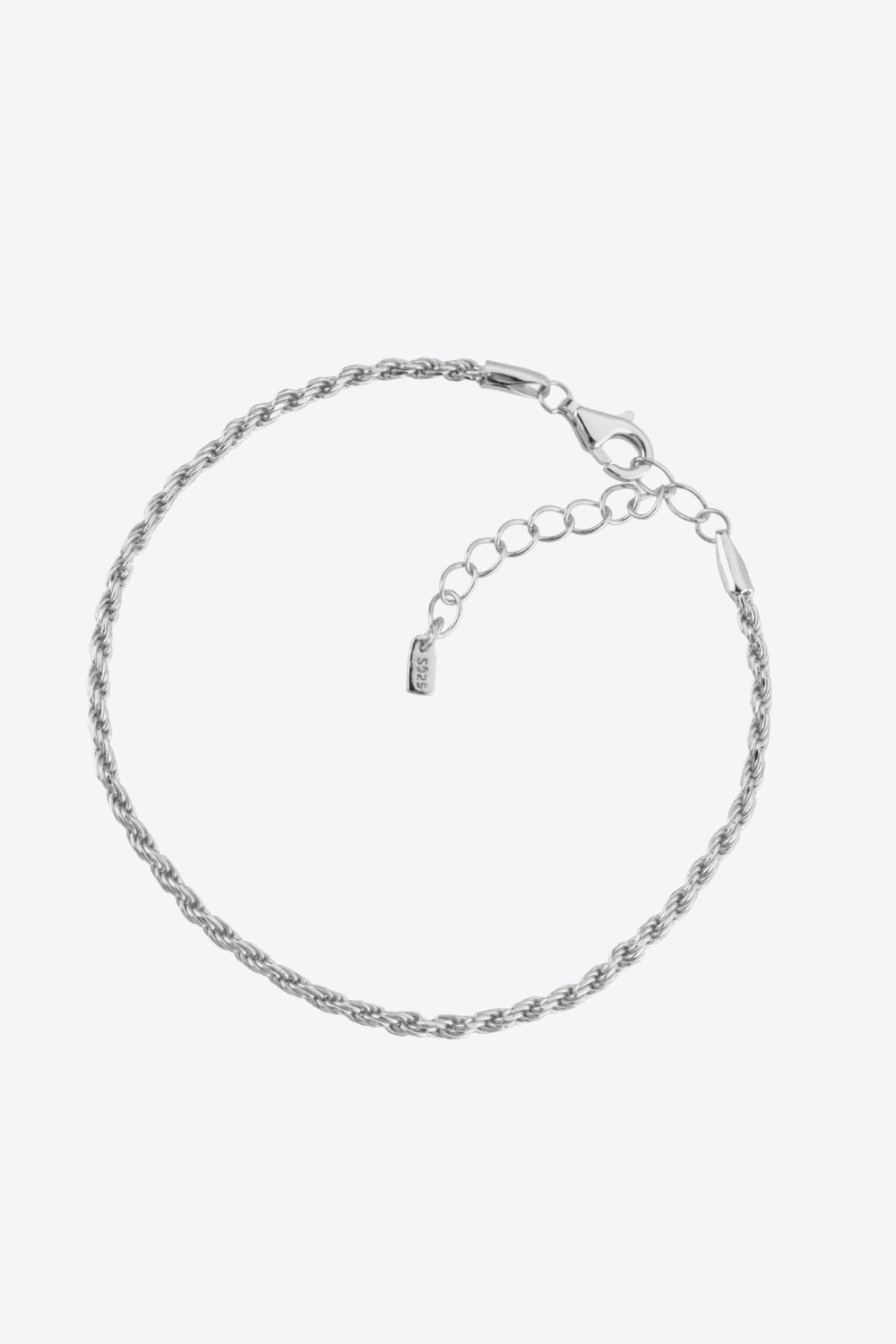 925 Sterling Silver Twisted Bracelet 