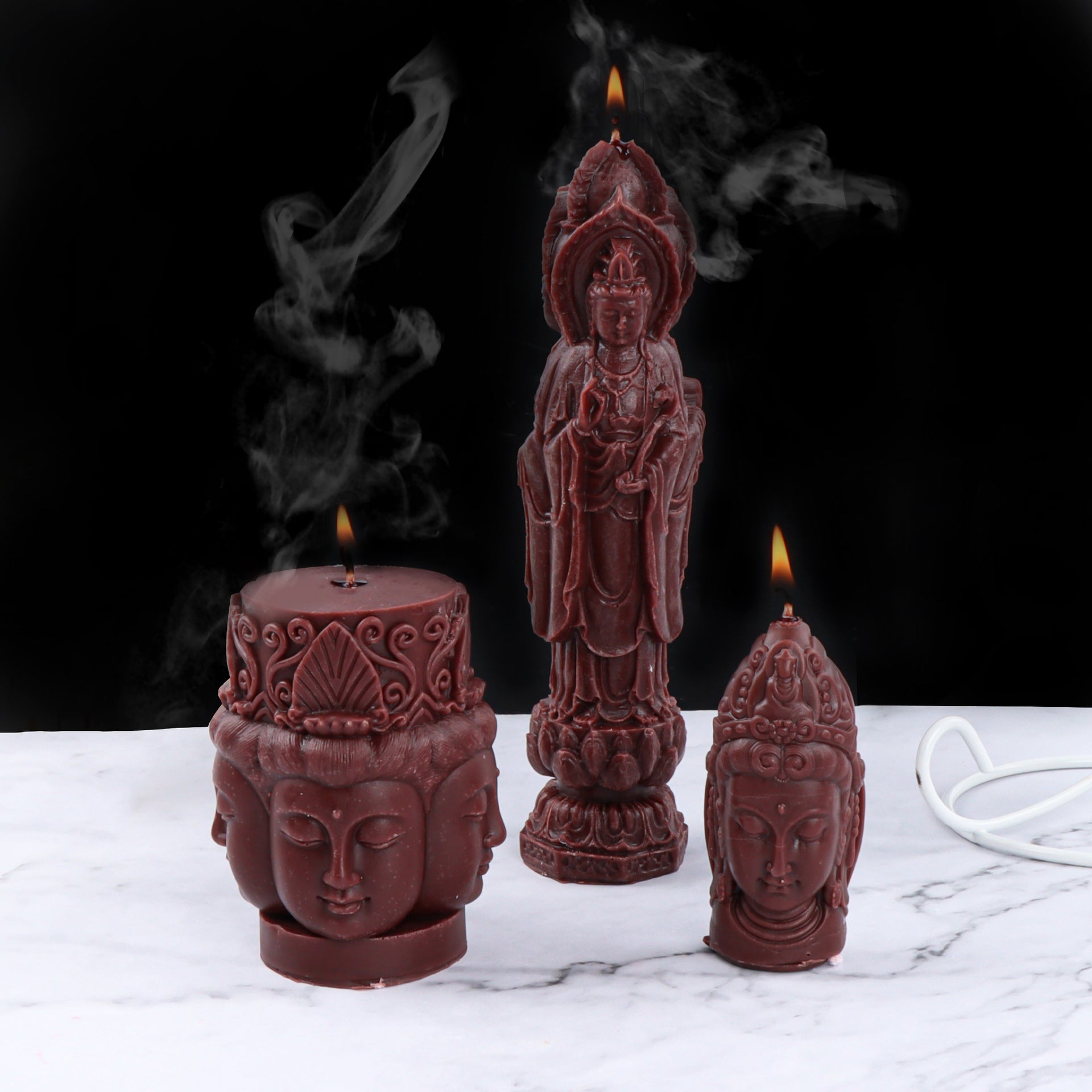 Religious Element Buddha Modeling Candle Silicone Mold