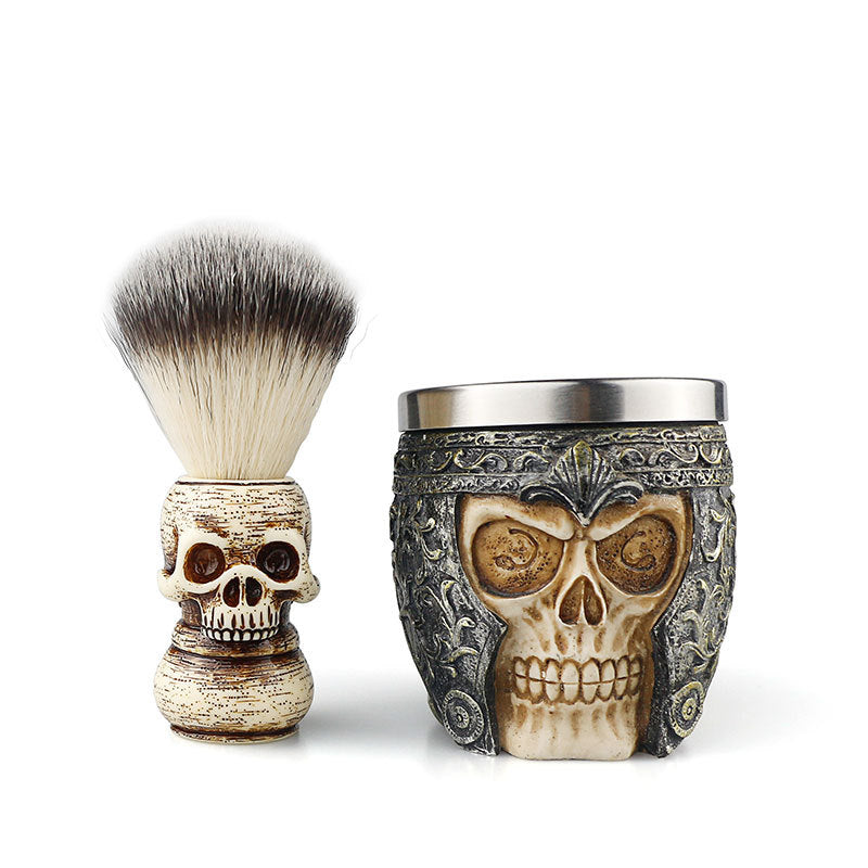 Shaving Skull Head Soap Bowl 