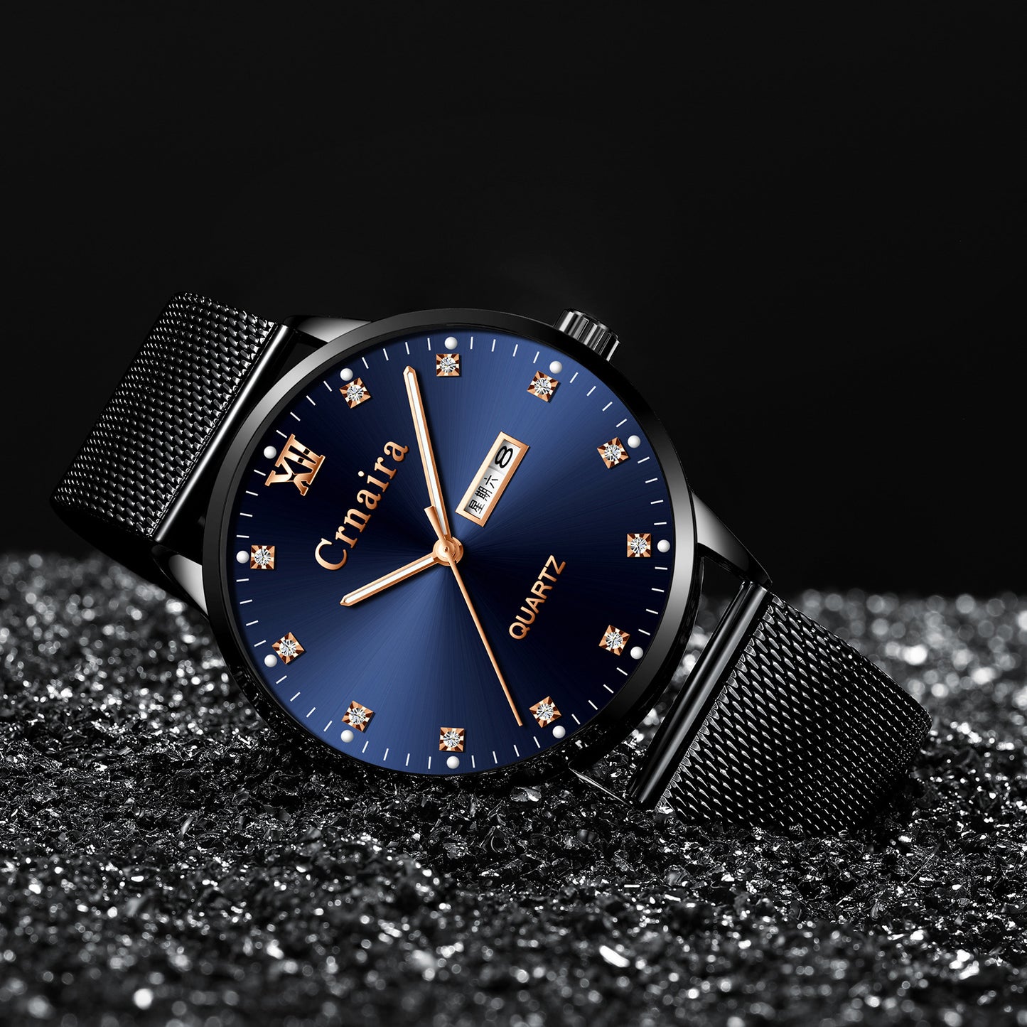 Men's Multifunctional Waterproof Fashion Luminous Quartz Watch