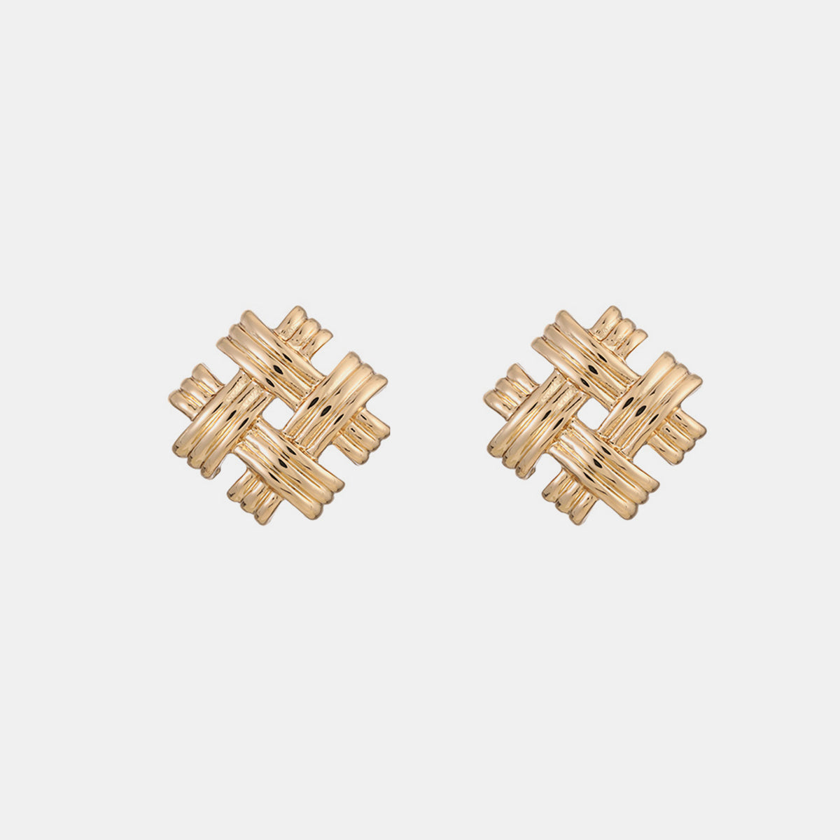 Gold-Plated Stud Earrings 