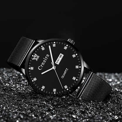 Men's Multifunctional Waterproof Fashion Luminous Quartz Watch