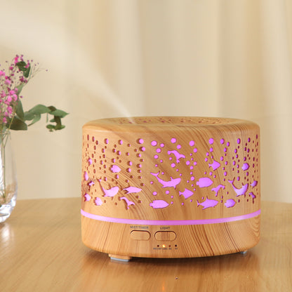 Wood Grain Aromatherapy Humidifier