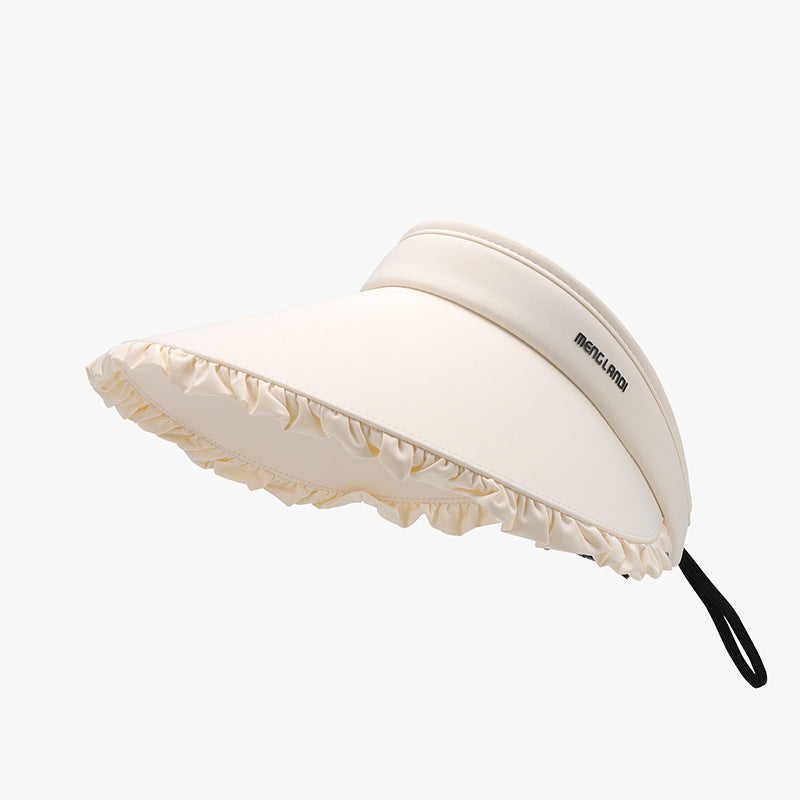 Frill Adjustable Ice Silk Sun Hat - Babbazon New Products