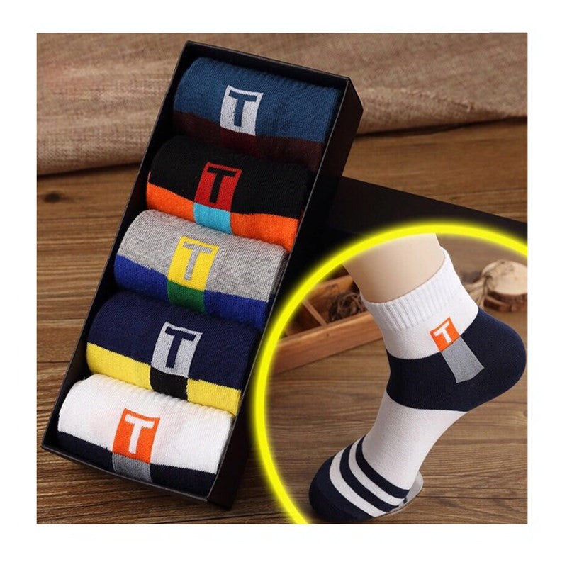 Men's In-tube Socks Trendy In-tube Socks Fashion Polyester Socks 