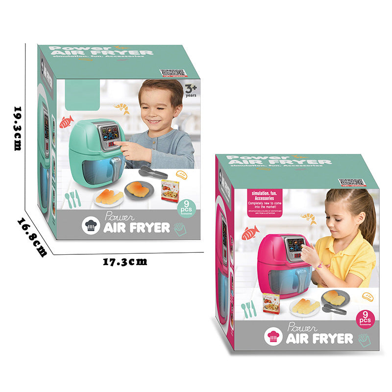 New Children Play House Kitchen Simulation Toy Air Fryer 