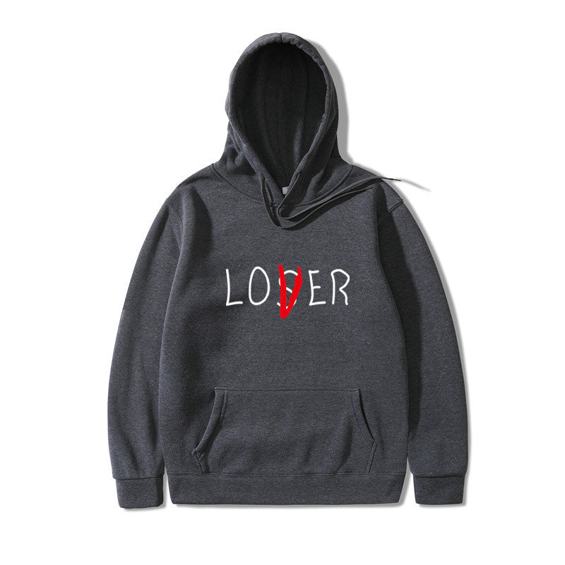 Printed Hooded Sweater men's and women's hoodies