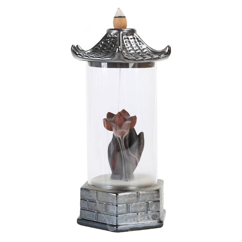 Backflow incense burner