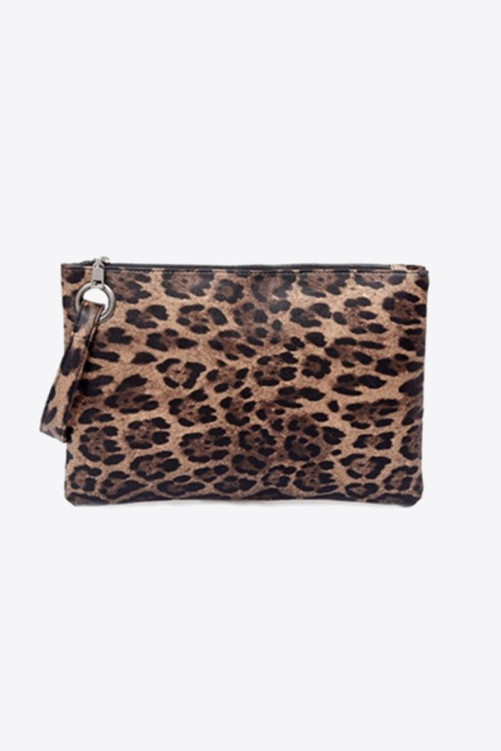 Leopard PU Leather Clutch 