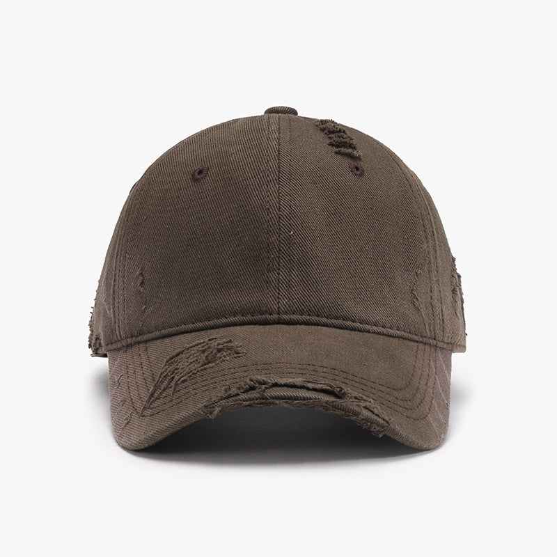 Distressed Adjustable Cotton Hat - Babbazon New Products