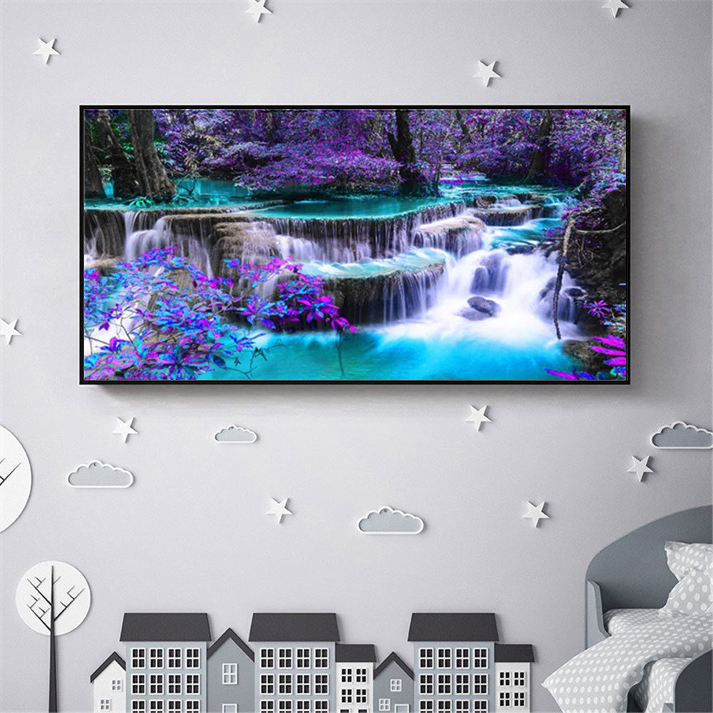 Home Diamond Painting Waterfall Mosaic Cross Stitch