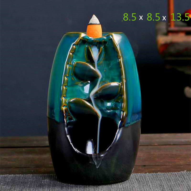 Multi-layers Ceramic Back flow Incense Burner