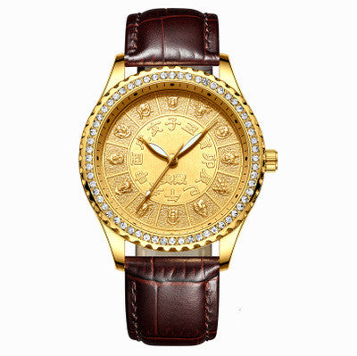 Dial 12 Zodiac Waterproof Men's Watch