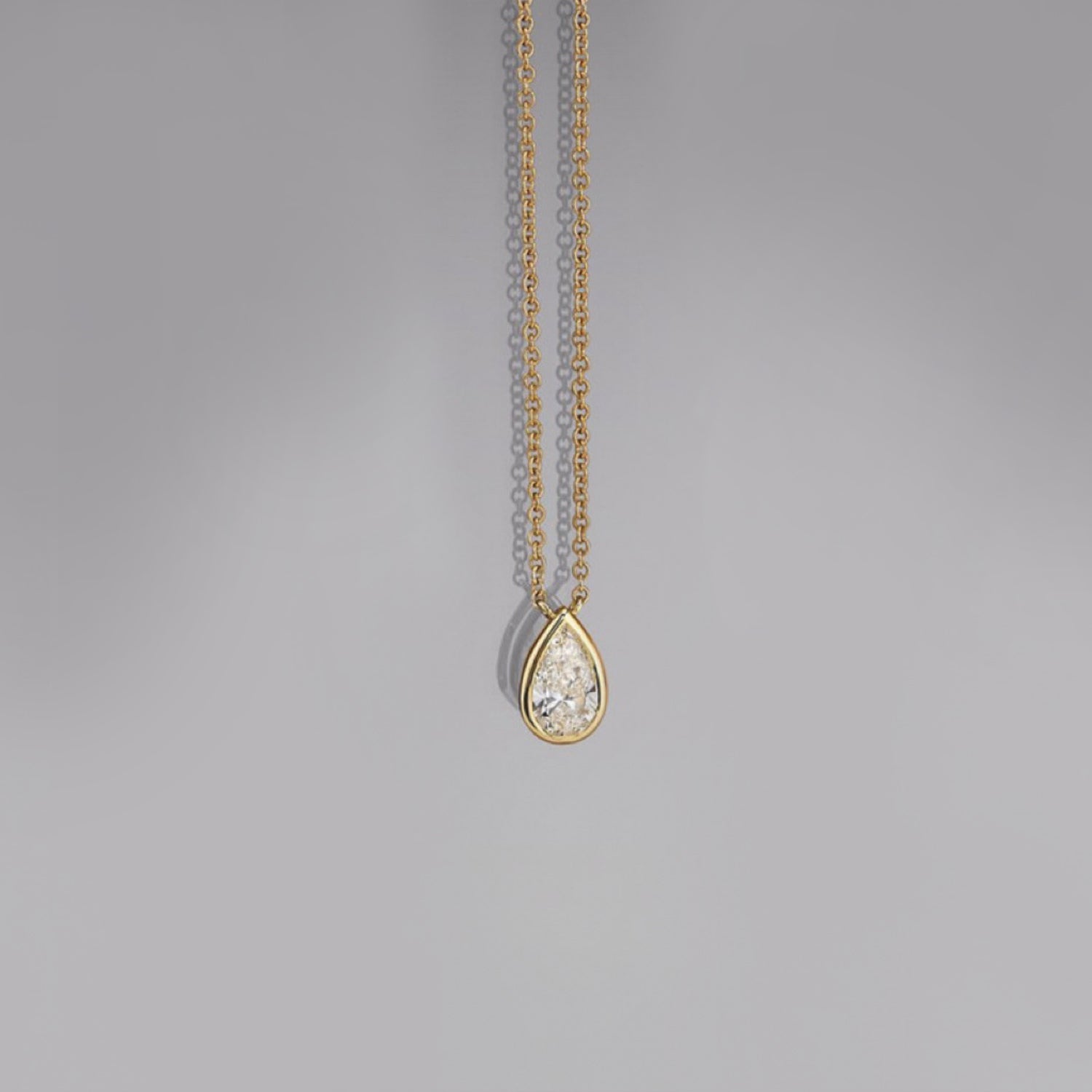 18K Gold-Plated Stainless Steel Pendant Necklace 