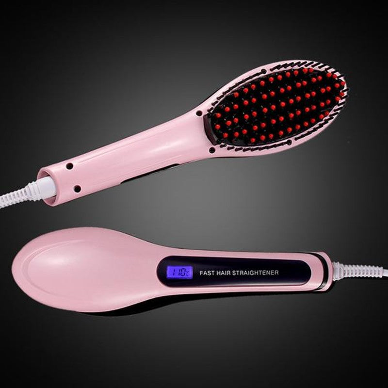 Paddle Brush Hair Straightener 