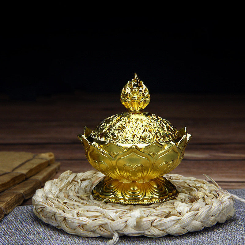 Sandalwood Home Incense Road Decoration Lotus Incense Burner