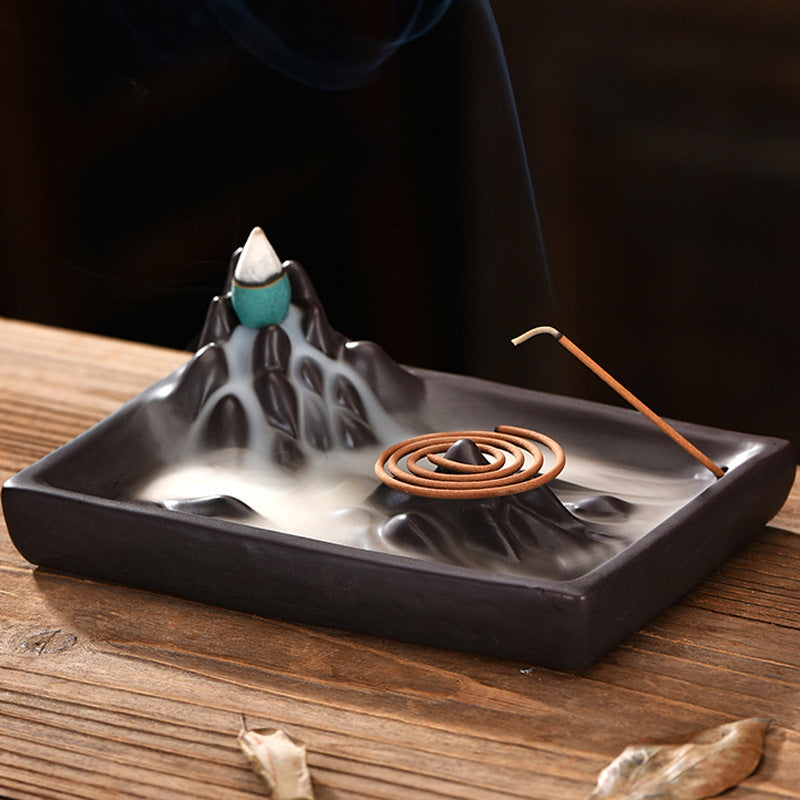 Backflow Incense Burner Creative Furnishing Ceramics