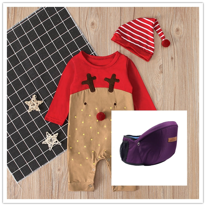 Christmas Deer Romper for Festive Cuteness