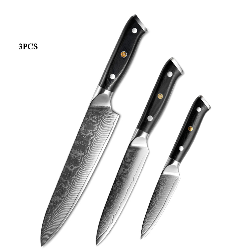 Japanese Damascus steel knife kitchen knife fruit knife 