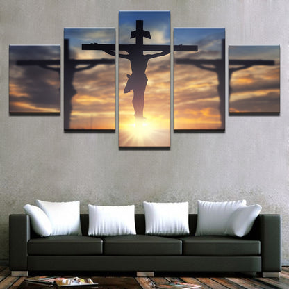 5 Abstract Paintings Of Jesus Christ At Home